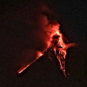6.3K views · 188 reactions | Timelapse of Philippines volcano eruption, as more than 40,000 local residents are forced to leave the area. | BBC Science News | Facebook