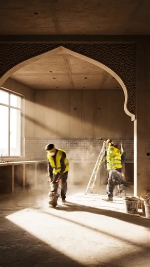 A stunning transformation of a luxury Arabic-style kitchen ✨ | Ai flash