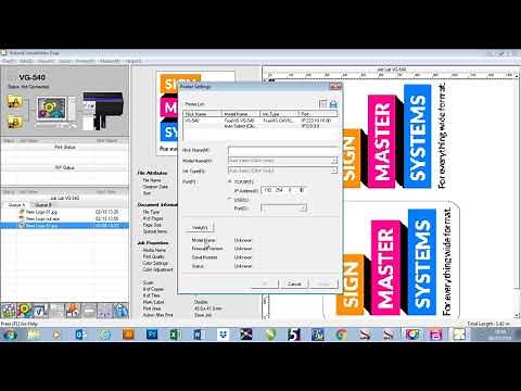 How To add a Printer to Roland Versaworks