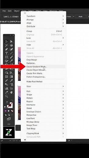 🎨 Learn How to Create Color Gradient Mesh in Adobe Illustrator!