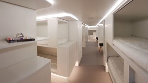 Would you sleep in an Airbus cargo hold?