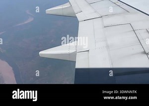 Window view from a train