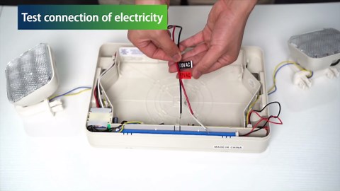 FREELICHT 2 Pack LED Exit Sign with Emergency Lights, Adjustable LED Emergency Exit Lights with Battery Backup, Easy To Install, UL Certified, AC 120/277V