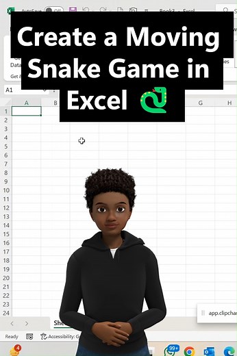 🐍 Create a Moving Snake Game in Excel using VBA! 🎮🔥 Yes, you can play a snake game inside Excel! 🟩⬅️⬆️➡️⬇️ With simple VBA coding, you can bring a nostalgic game to life inside a spreadsheet. 📌 Features: ✅ Arrow key movement 🎯 ✅ Food collection 🍎 ✅ Score tracking 🏆 ✅ No external add-ins needed! 🔗 Grab the VBA code & start playing! Excel #VBA #Gaming #FunWithExcel #ExcelTricks | Excel By Vikal