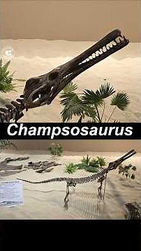 This Crocodile-Lookalike Survived the Dinosaur Extinction #Champsosaurus