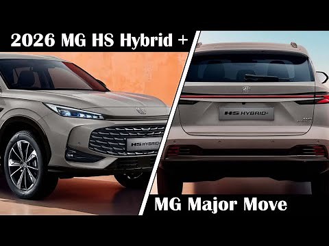 MG Launches the 2026 HS Hybrid Plus: A Smart Self-Charging SUV - First Look!