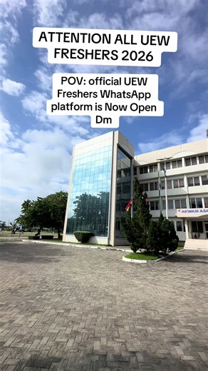 Have you gained admission to the university of Education, Winneba(UEW) DM TO MEET YOUR FELLOW FRESHERS #onedegreedualcareerpath #uew #university #freshers #admission