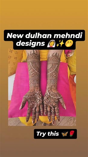 new mehndi designs #mehndi #trending #new #2026 #dulhan