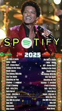Top 40 Songs This Week 2025🎧Best Weekly Hits | Bruno Mars, Dua Lipa, Rihanna, Lady Gaga, Ed Sheeran