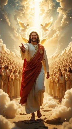 Jesus and His Angels Watching Over From Heaven ✨🤍