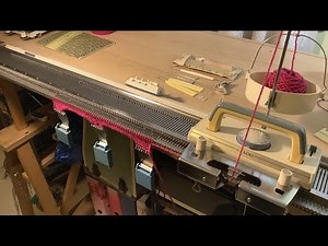 Knitmaster Mod 100-Introduction to the Knitmaster Mod 100-The Setup and Basic Cast On.