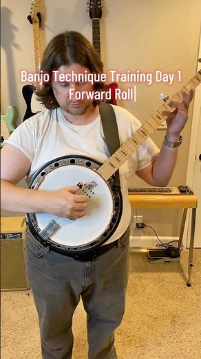 Banjo Technique Training Day 1 - Forward Roll
