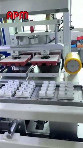 How Bottle Caps Are Printed Automatically High Speed Pad Printing Machine