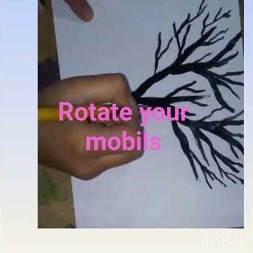 how to make realistic tree (for beginners) #song #art #music