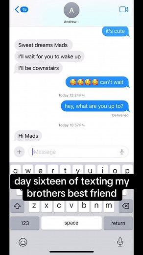 day sixteen of texting my brothers best friend #brothersbsf | text