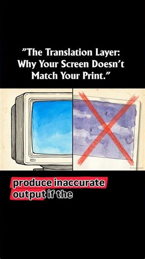 Screen vs Print: Why Colors Don't Match? 🖥️ #Shorts
