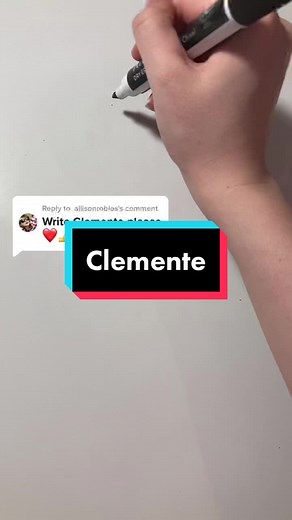 Creating Beautiful Calligraphy with Clemente's Initials in Cursive