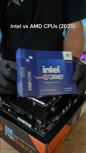 Intel vs AMD CPUs 🤔 2025 🎮 Which would you choose? Gaming CPUs ❄️ #pcgaming #cpu #intelvsamd