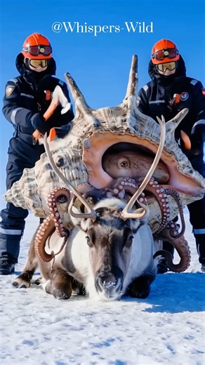 Against All Odds： How a Reindeer Was Saved from a Giant Shell and Squid #animalrescue #polarrescue | Chicago Rescue Dog Rangers