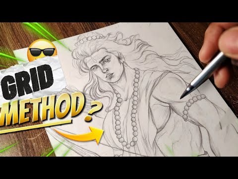 GRID METHOD is Very Easy 😎 | Ramji Outline | @artxom69