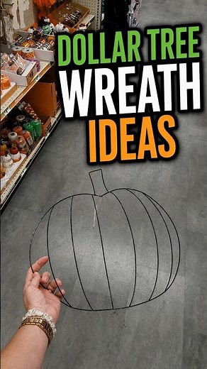 Don’t Pass Up This Dollar Tree Pumpkin Wreath Form! 🎃 #DollarTreeDIY #FallDIY