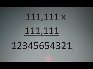 How to Multiply 111111 by 111111 without a Calculator - Step by Step Instructions