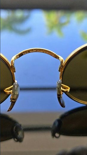 Real 24K Gold Ray‑Bans… Yes, Really. #sunglasses