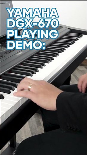 Yamaha DGX-670 Playing Demo | Digital Portable Piano | 88-Key | Popplers Music