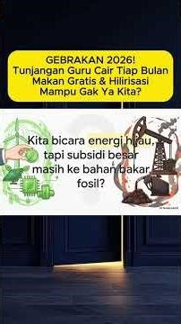 2026 BREAKTHROUGH! 🇮🇩 Monthly Teacher Allowances, Free Meals & Downstream Processing, Can We Affo...