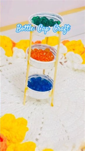 DIY Bottle Cap Craft Ideas 💡 #diy #craft #craftideas #handmade #artandcraft #shorts