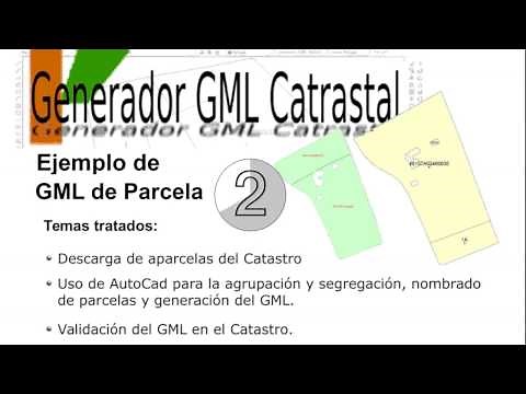 GML de Parcela para Catastro con AutoCad