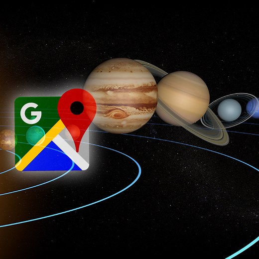 Ya puedes explorar planetas, lunas y satélites con Google Maps 🚀