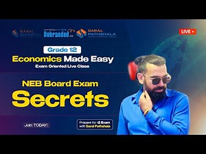 Basic Concepts of Economics | Grade 12 Economics | Exam-Oriented Live Class by Dinesh Rijal Sir