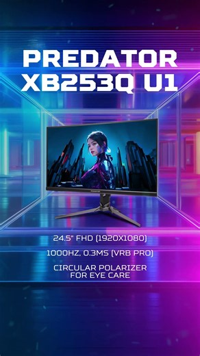 Predator Gaming XB253Q U1 | IFA Launch 2026