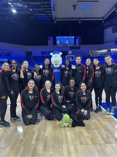 UTA halftime performance! #basketball #uta #colorguard #ihopetheyplayfein