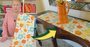 Easy Spring / Summer Table Runner Sewing Tutorial