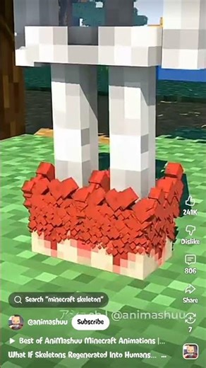 skeleton regenerate into human 😮