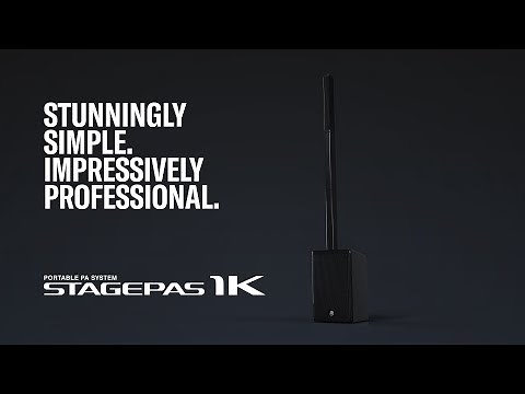 Yamaha Portable PA System STAGEPAS 1K