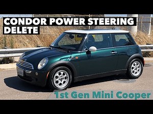 CONDOR SPEED SHOP R50/R53 Mini Cooper Power Steering Delete