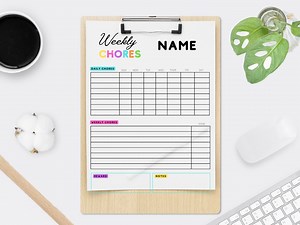 Kids Chore Chart | Chore Chart Printable | Family Chore Chart | Customized Chore Chart | Kids Routine Chart | Reward Chart | Toddler Routine - Etsy Australia