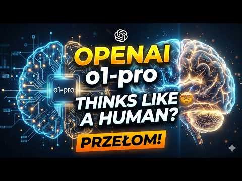 PRZEŁOM OpenAI! Model o1-pro myśli jak człowiek? 🤯 #AI #OpenAI #Tech #Nowość