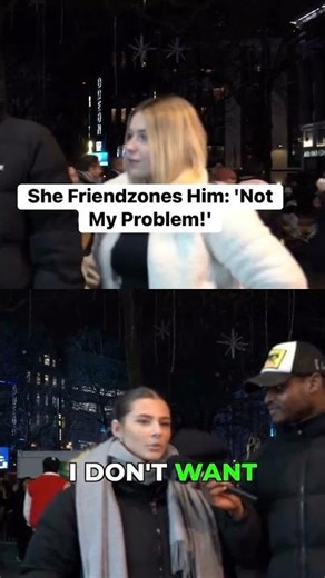 She Friendzones Him: 'Not My Problem!' #shortsviral #publicinterview #shorts #why #vibes