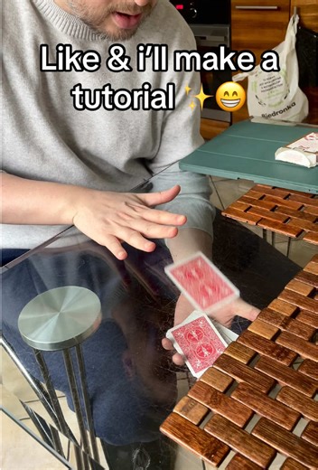 Something I do whenever I see a glass table. Like, follow, share and all that. I’ll make a free tutorial 🤓 ##svengaliclub##magictrick##cardtrick##cardtricks##magician