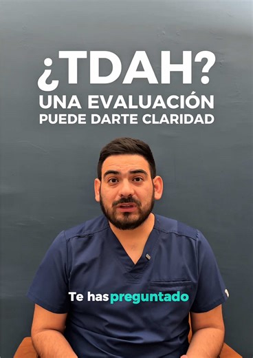 En adultos, el TDAH puede pasar desapercibido durante de años, manifestándose como dificultad para concentrarse, terminar tareas, regular emociones o sostener rutinas. Una evaluación no es una etiqueta, es una herramienta para comprenderte mejor y tomar decisiones con claridad. 📲Si quieres más información ennvianos un mensaje