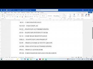 SAP BASIS USER IMPORTANT T CODS