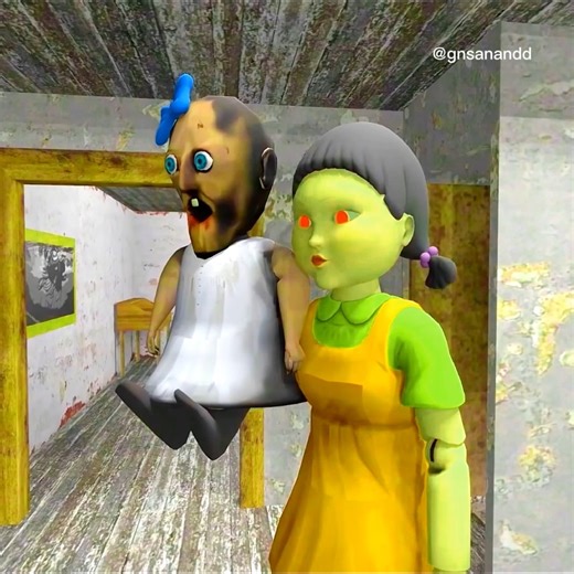 Baby granny spiderman robot bnaaye 😂 #shorts #granny