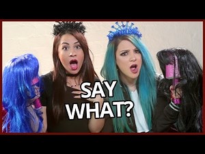 Niki and Alex DeMartino play "Sister Say What" Challenge!