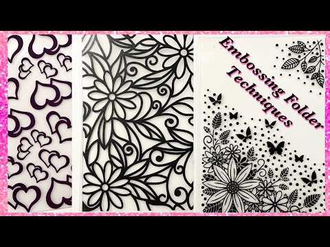 Creative Embossing Folder Techniques & Cardmaking