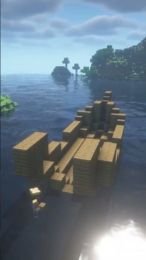 How to build a small medieval ship in Minecraft