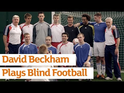 David Beckham Plays Blind Football | Paralympics | Sainsbury's